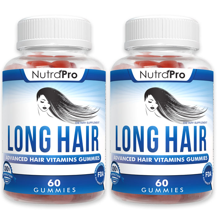 Long Hair Gummies - Twin Pack.