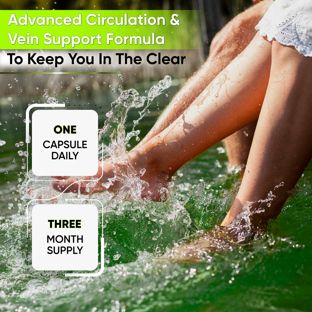 Best Blood Circulation Supplements and Vein Support-Blood Flow, Leg Circulation.