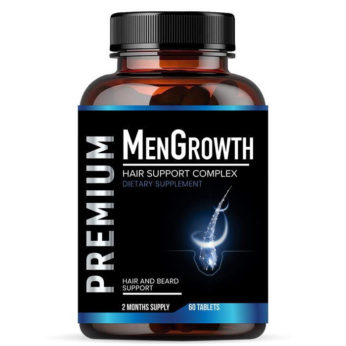 Mens Hair Growth-Hair Vitamins For Men. Anti Hair Loss Supplement, Regrow Hair & Beard