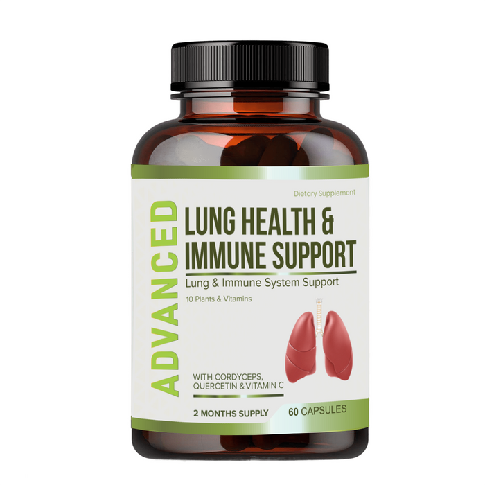 Lung Health & Immune Support Supplement - Lung Cleanse and Detox With Immunity Vitamins For Better Lungs & Immune Defense