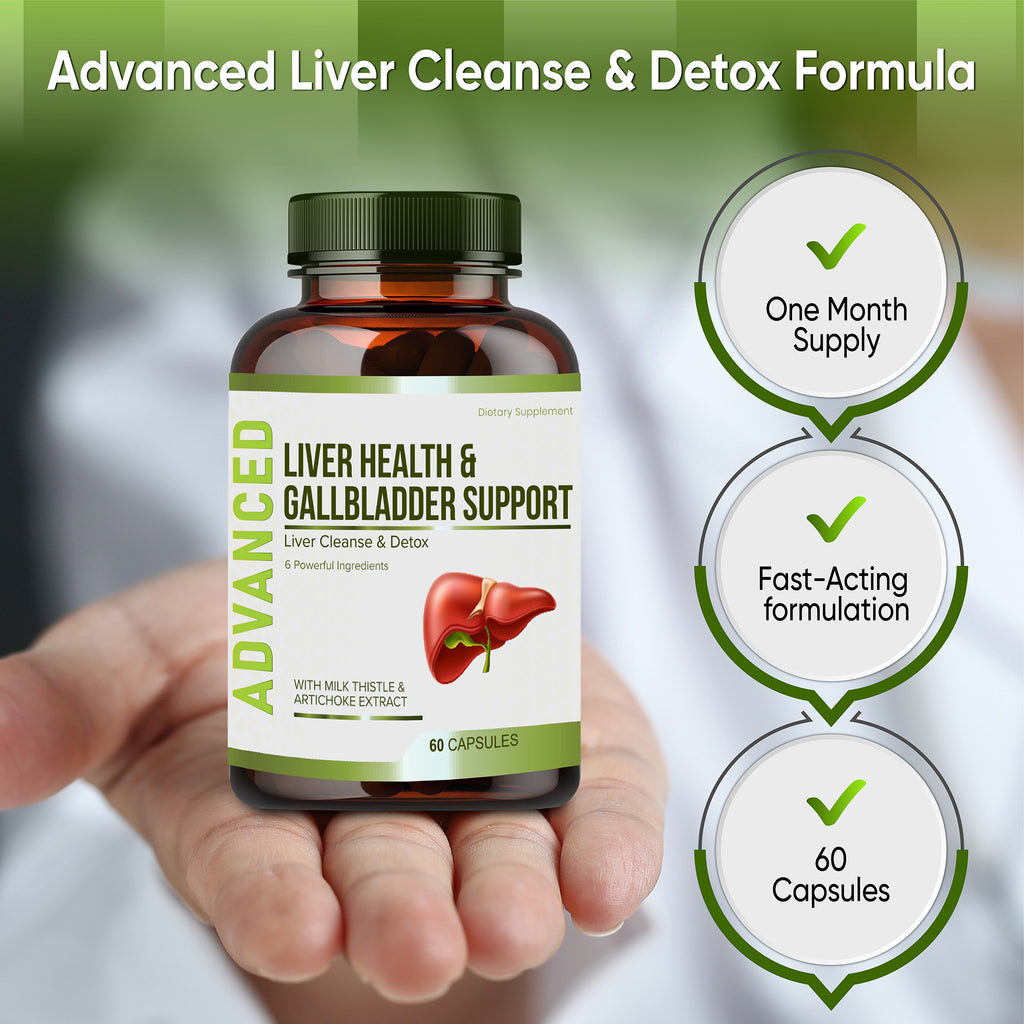 Liver Health Formula and Gallbladder Support-Liver Cleanse Detox & Repair.