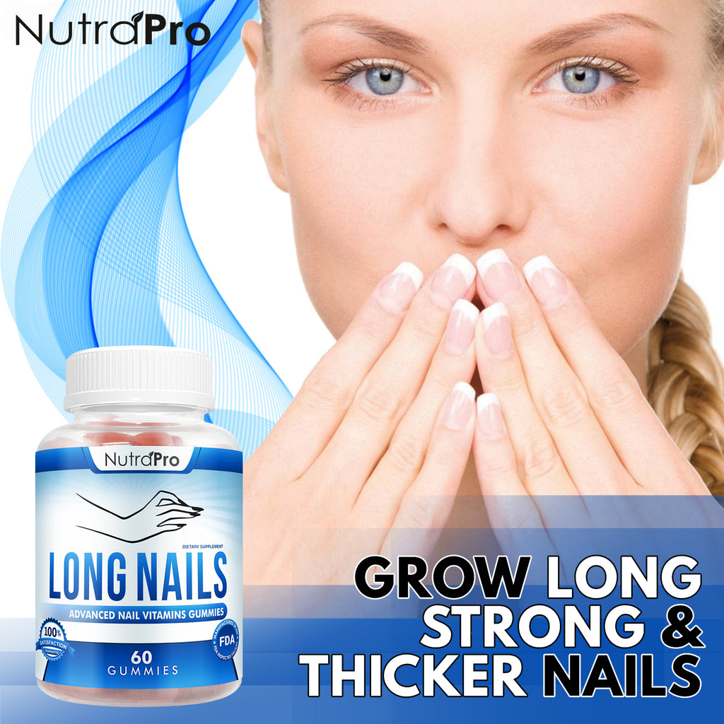 Long Nails Gummies Growth and Strengthener Supplement