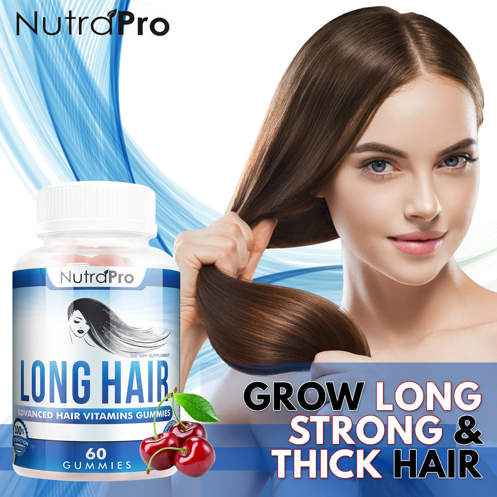 LONG HAIR GUMMIES - Hair Gummies Supplement to Support Fast Hair Growth.