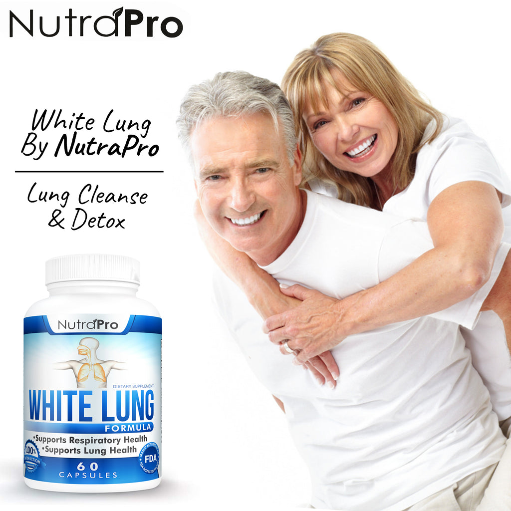 Lung Health & Detox. Supports Respiratory Health. 60 Capsule - Made in GMP Certified Facility.