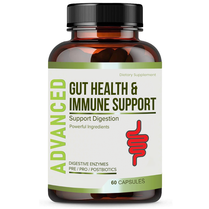 Gut Health for Women and Men & Immune Support w Probiotic, Prebiotic, Postbiotic & Digestive Enzymes