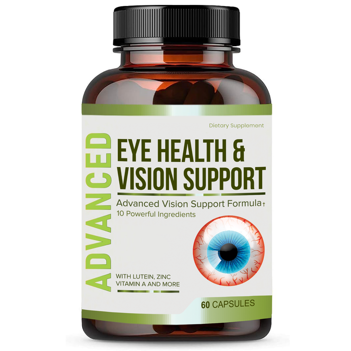 Vision Support & Eye Health—Eye Supplements for Adults with Lutein Eye Vitamins.