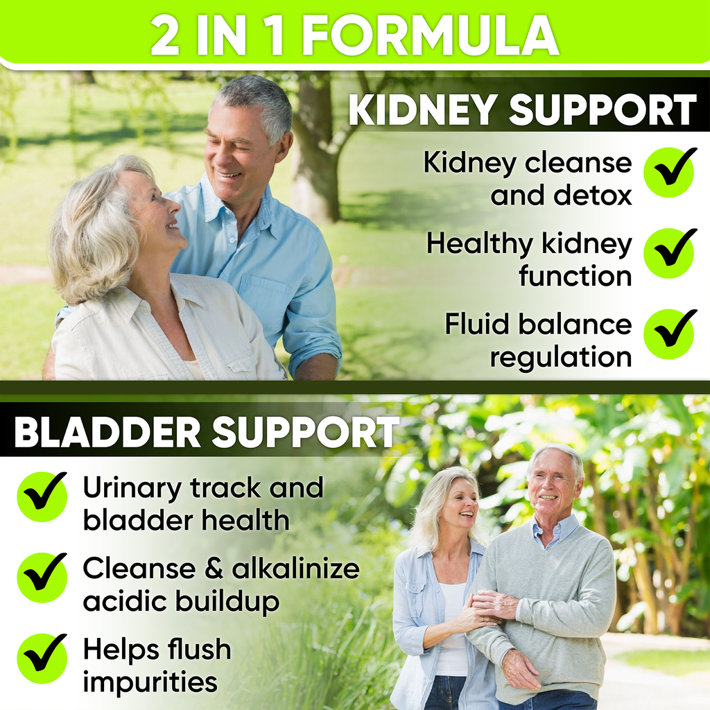 Kidney Cleanse Detox & Repair and Bladder Support Supplements- Kidney Support Formula for Kidney Restore With Chanca Piedra